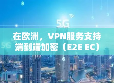 在欧洲，VPN服务支持端到端加密（E2E EC）和端到端加密+端到端加密（E2E E2E）以确保数据的安全和传输。以下是详细的步骤说明