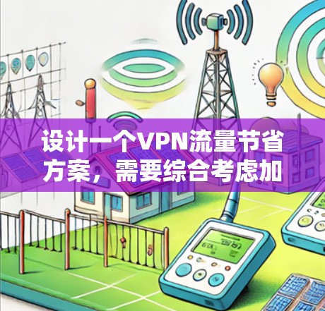 设计一个VPN流量节省方案，需要综合考虑加密、安全、效率、用户友好性以及稳定性多个方面。以下是一个详细的设计方案，分步骤说明如何实施