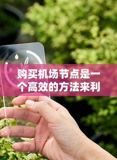 购买机场节点是一个高效的方法来利用机场的网络资源,节省上网费用并提高效率。以下是一个详细且有条理的购买机场节点的教程 购买机场节点是一个高效的方法来利用机场的网络资源,节省上网费用并提高效率。以下是一个详细且有条理的购买机场节点的教程
