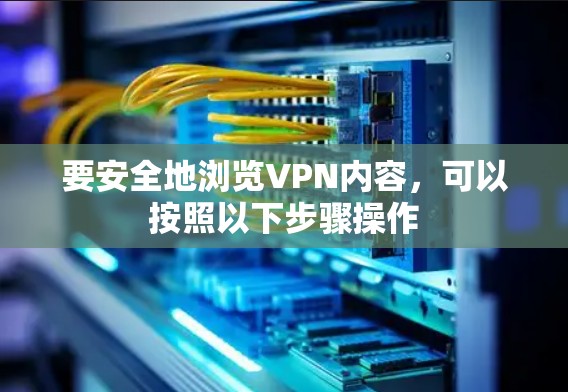 要安全地浏览VPN内容，可以按照以下步骤操作
