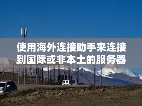 使用海外连接助手来连接到国际或非本土的服务器或服务，通常涉及以下几个步骤