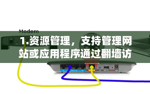 1.资源管理，支持管理网站或应用程序通过翻墙访问的资源，如服务器、文件系统、数据库等