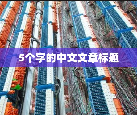 5个字的中文文章标题