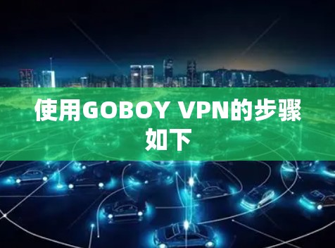 使用GOBOY VPN的步骤如下