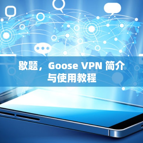 歇题，Goose VPN 简介与使用教程